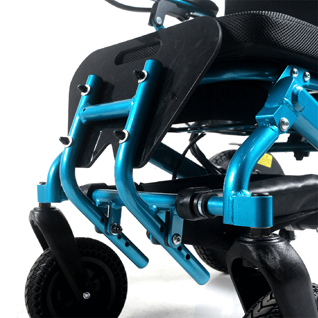 Silla de ruedas eléctrica plegable y ligera portátil para personas mayores