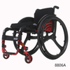 Silla de ruedas activa rígida manual de ocio plegable ligera de fibra de carbono