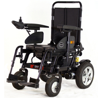 Silla de ruedas eléctrica para discapacitados en excursión con batería de plomo-ácido