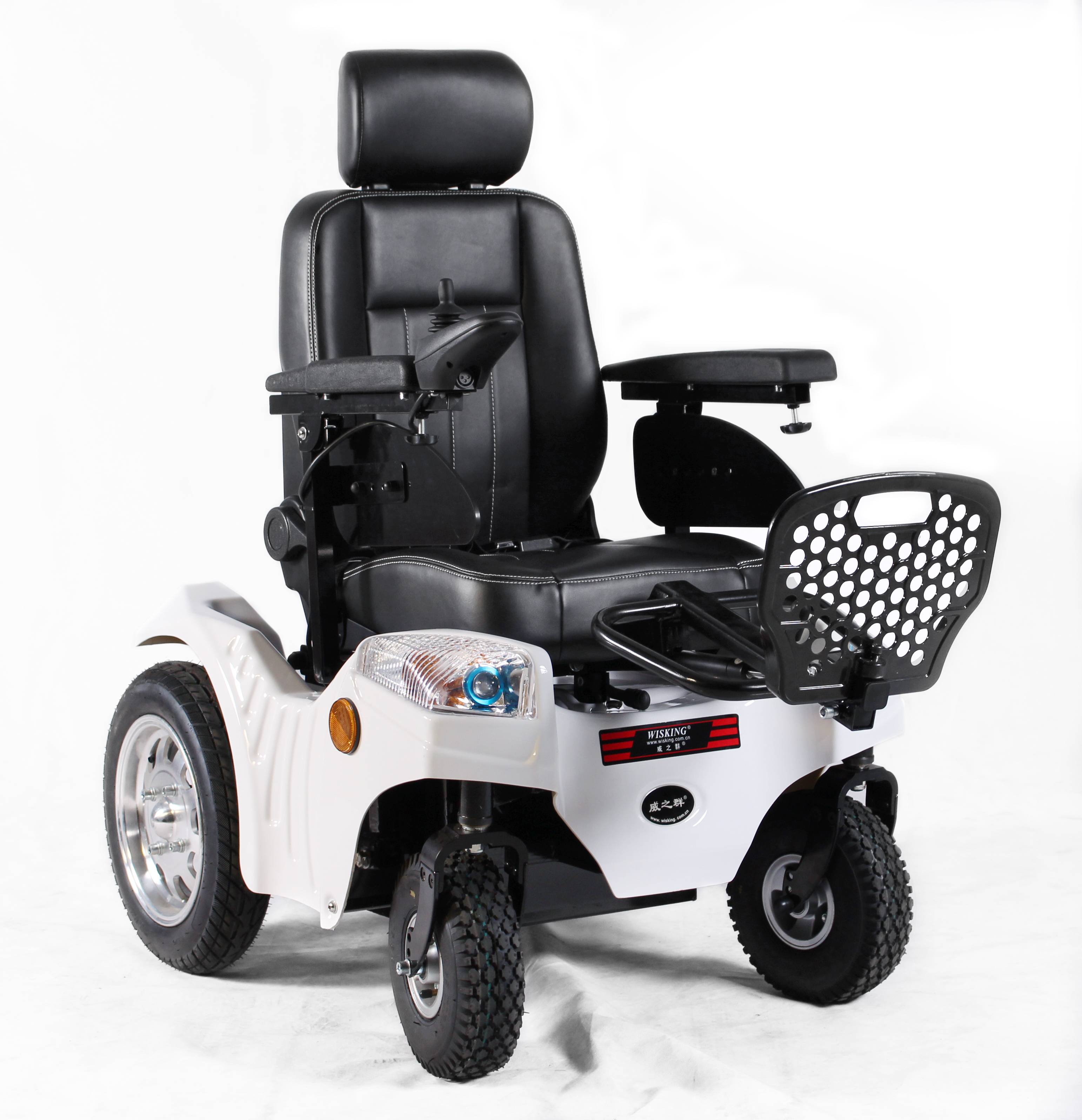 Silla de ruedas eléctrica funcional para trabajo pesado todoterreno para discapacitados