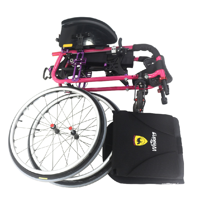 silla de ruedas activa plegable ligera para discapacitados