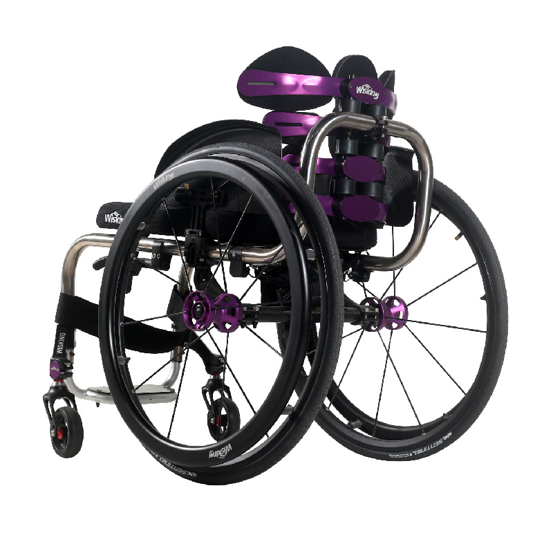 columna biónica de aluminio de silla de ruedas activa personalizada