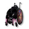 silla de ruedas activa paeditric de aleación de aluminio ligera personalizada avanzada