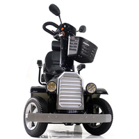 Scooter de movilidad de motor de cepillo de largo alcance para personas gordas