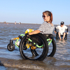 Fat Wide Wheels Offroad Beach Sand Silla de ruedas para discapacitados